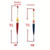 10pcs Fishing Floats Set Buoy Bobber Fluctuate Mixed Size Color Float Buoy Pesca Light Stick Floats