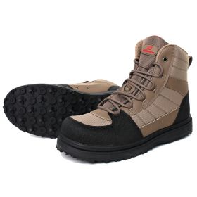 Kylebooker Cleated Sole Wading Boot, Rubber Sole Bottom Wading Shoe Men's Women's WB003 (size: US 10)