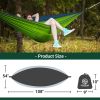 Outdoor Deluxe Portable Hammock Compact 1-Person 108"*54" Hammock